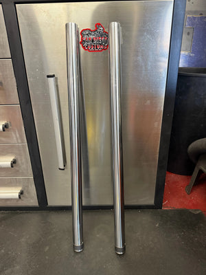 39MM +6 FORK TUBES - CHROME - NEW San Diego Customs