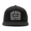 CHECKERS Snap Back Hat San Diego Customs