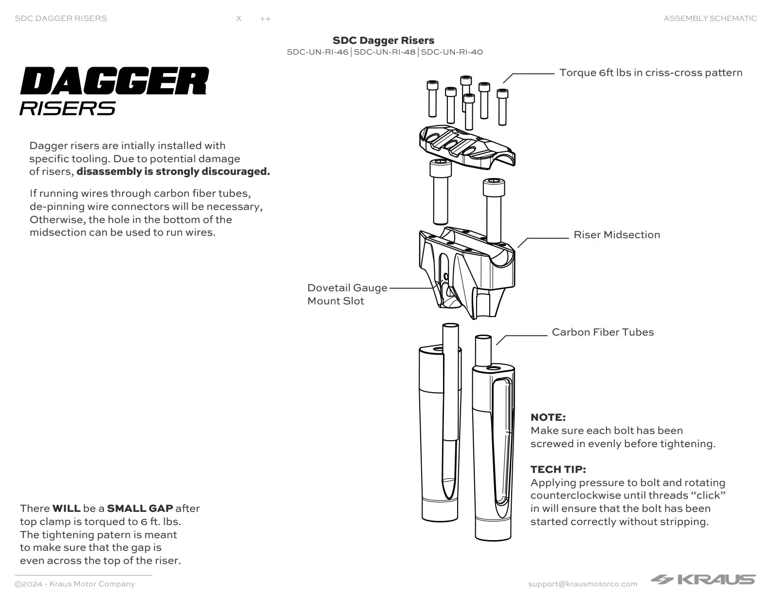 DAGGER RISERS - San Diego Customs
