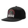 FASTER PATCH Snap Back Hat - BLACK