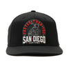 FASTER PATCH Snap Back Hat - BLACK San Diego Customs