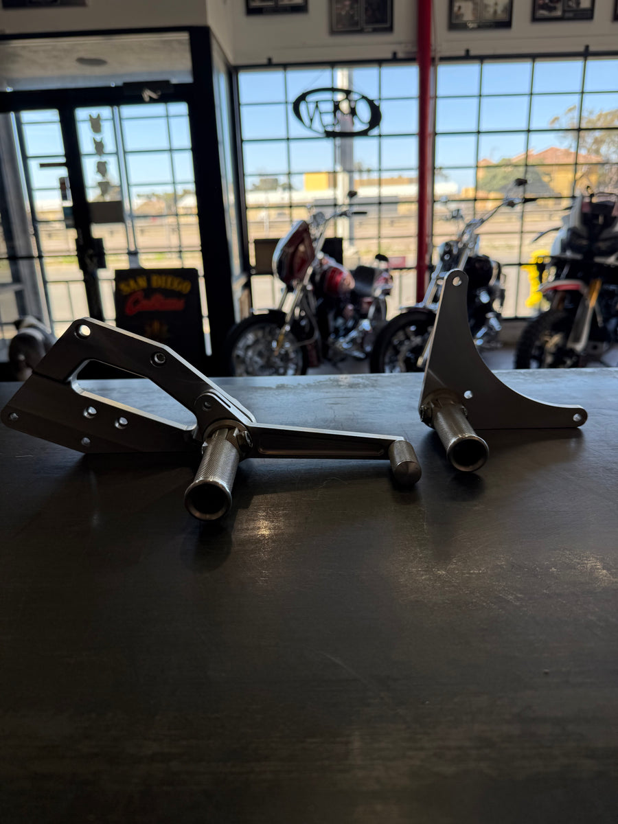 STORZ REAR SETS - SPORTSTER 1991 -2003 MODELS - San Diego Customs