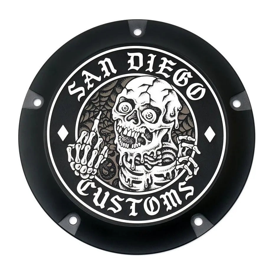 M8 Bagger Derby Cover - SKIPPER - San Diego Customs
