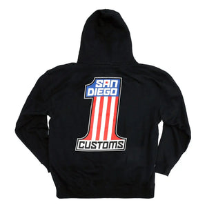 Number One Hoody - San Diego Customs