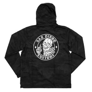 Skipper Windbreaker Anorak - Multicam Black - San Diego Customs