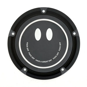 TWIN CAM Derby Cover  - HAPPY - San Diego Customs