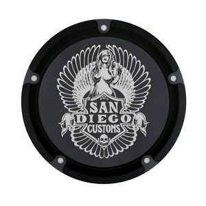 Twin Cam Derby Cover - EASY - San Diego Customs