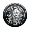Twin Cam Derby Cover - SKIPPER - San Diego Customs